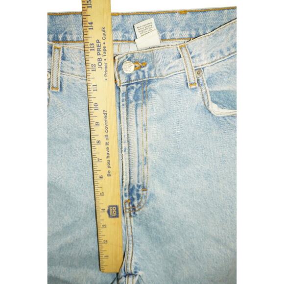 Vintage Calvin Klein CK Jeans Light Wash Cutoff Shorts Y2K Denim 90s USA - Picture 13 of 15